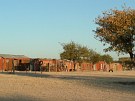 homestead in evening light